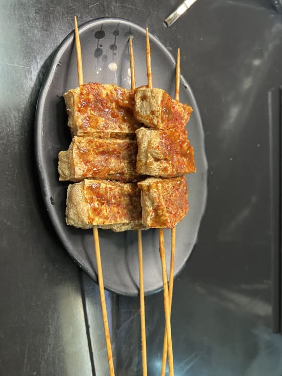 deep fried tofu烤豆腐